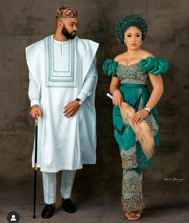 Aso ebi best sale styles for couples